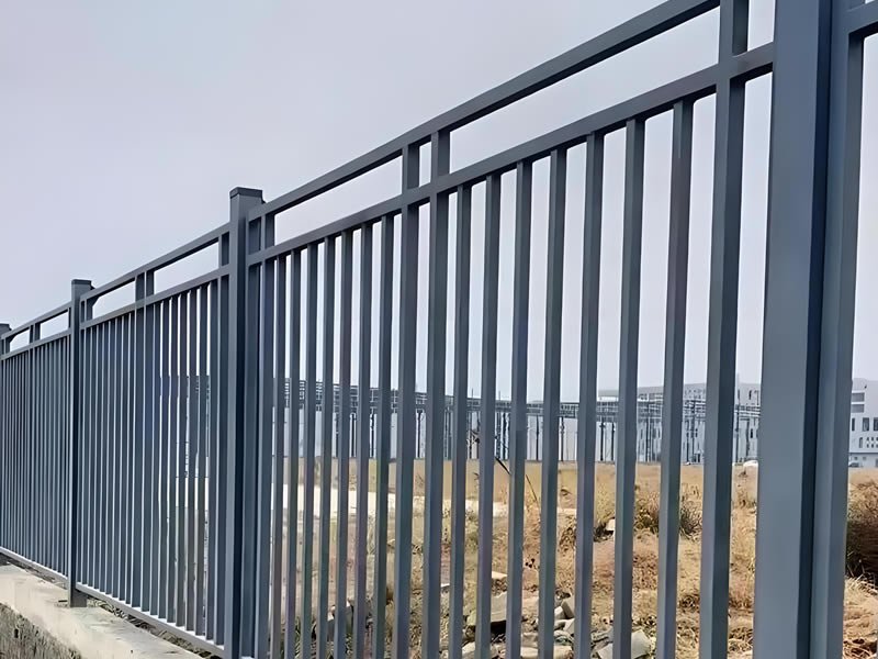 Galvanized steel fencing