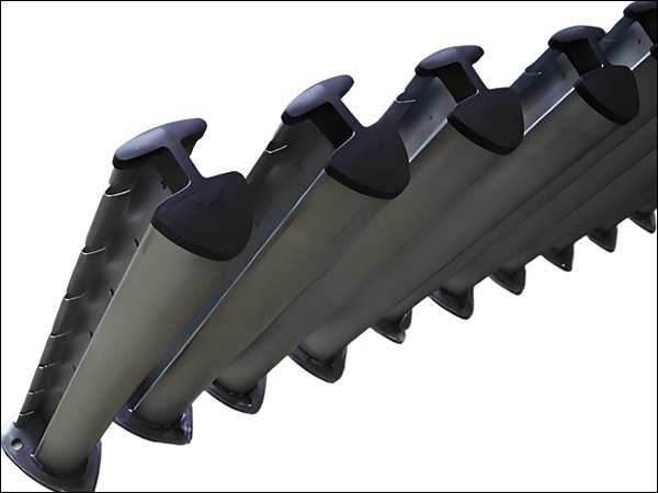 Peach-Shaped Fence Post