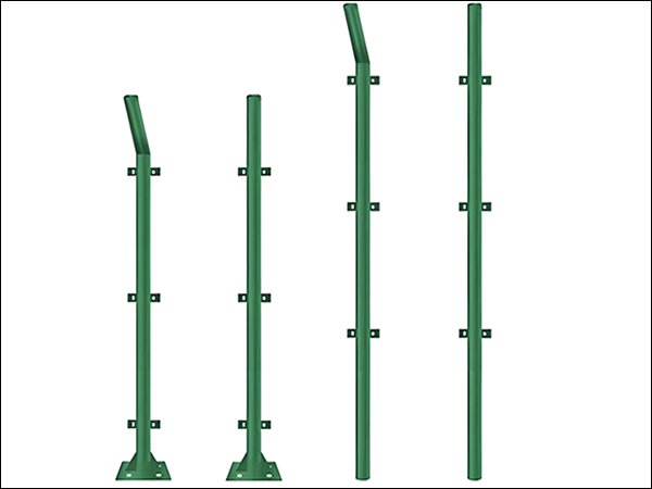 Round Tube Fence Post